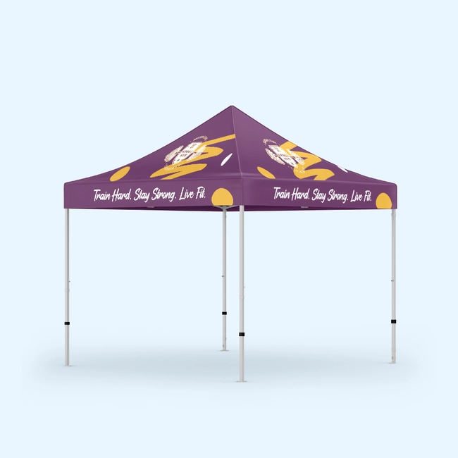 Economy Steel marquee at a market stall