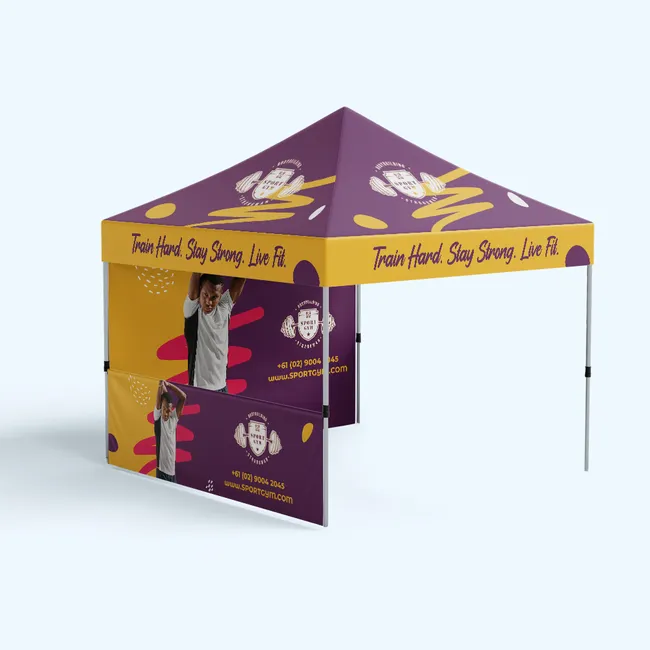 Premium Aluminium branded marquee